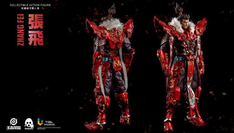 Holiday Catalog Collector's Album Threezero Honor of Kings ZHANG FEI 1/12 Collectible Action Figures