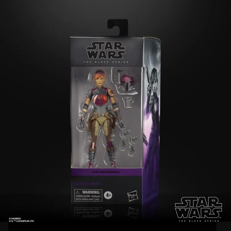 Star Wars The Black Series Sabine Wren (Rebels) 6-Inch Action Figure Vintage Statue