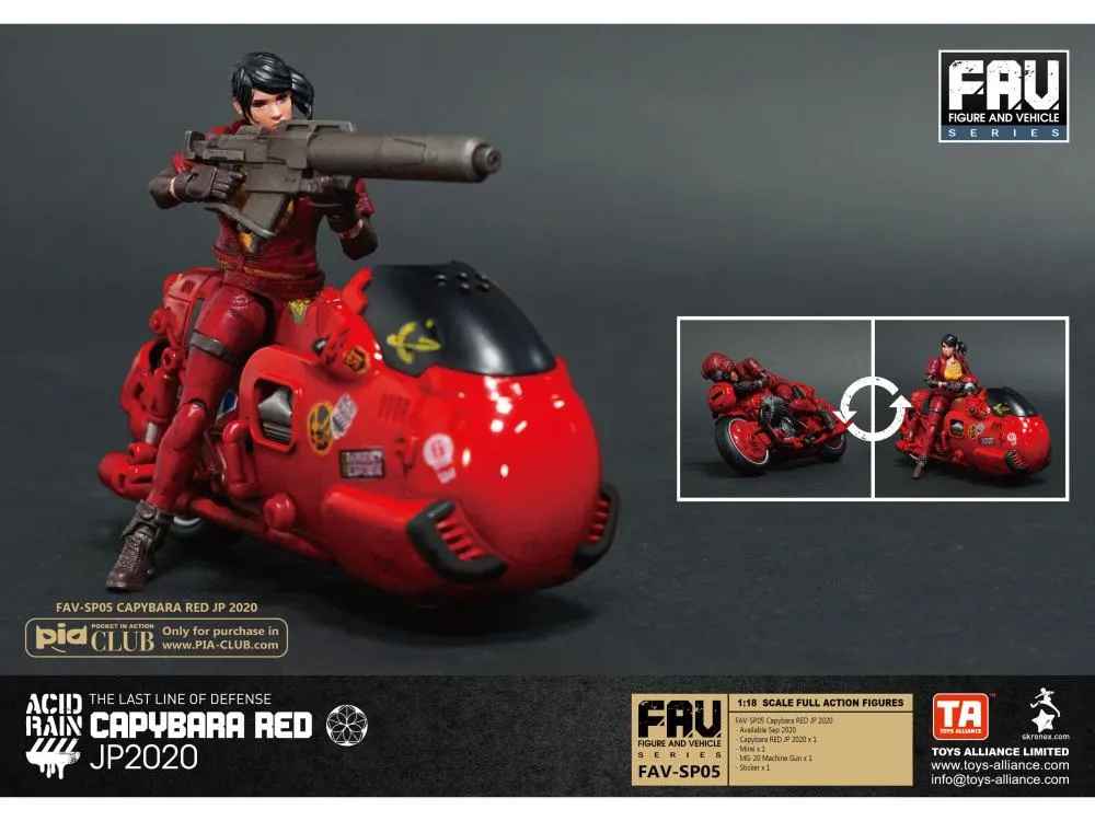 Mythical Animal Variant Paint Acid Rain FAV-SP05 Capybara RED JP 2020 Set