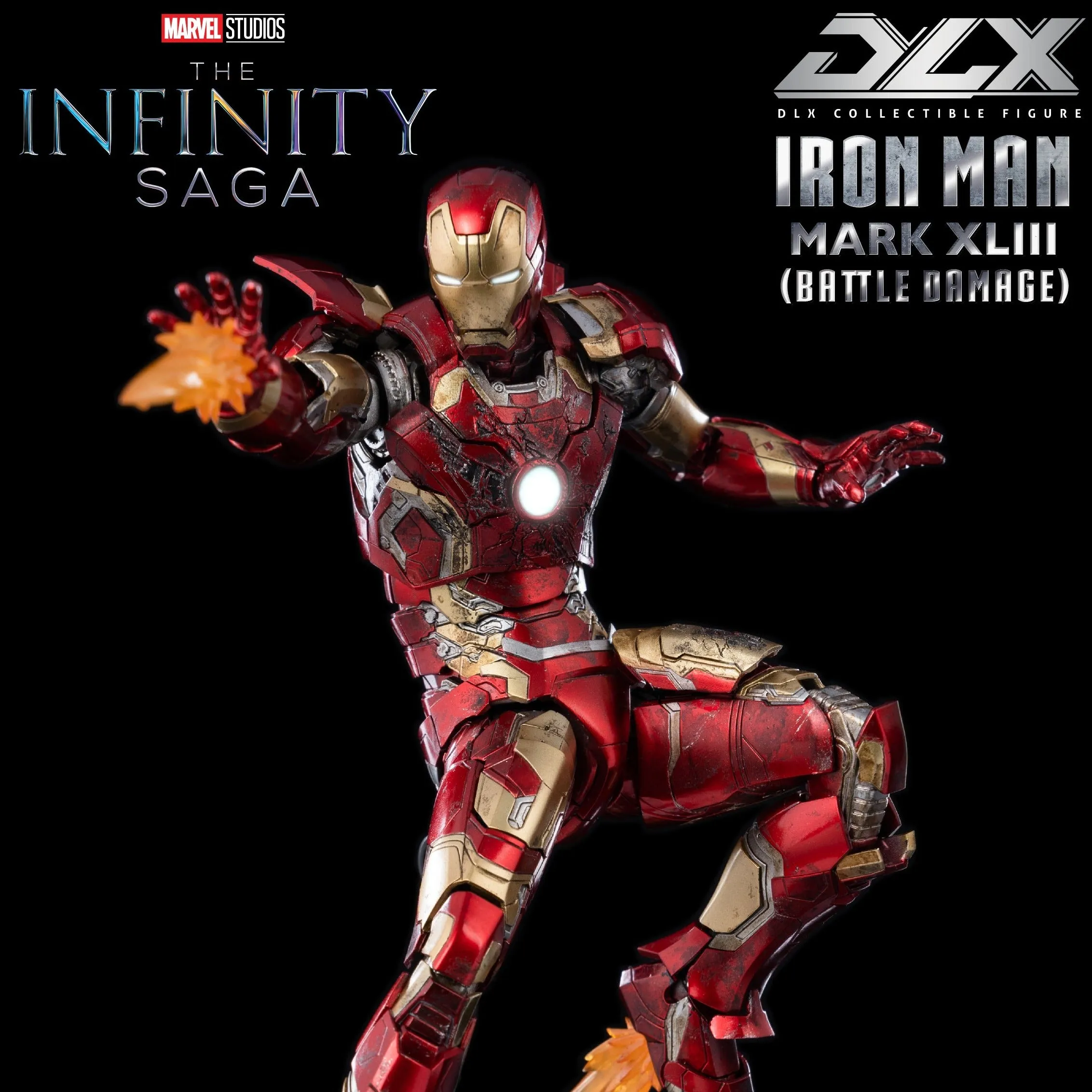 Gaming Statue Fantasy Toy AVENGERS INFINITY SAGA IRON MAN MK43 BATTLE DAMAGED DLX 1/12 SCALE