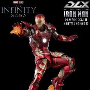 Gaming Statue Fantasy Toy AVENGERS INFINITY SAGA IRON MAN MK43 BATTLE DAMAGED DLX 1/12 SCALE