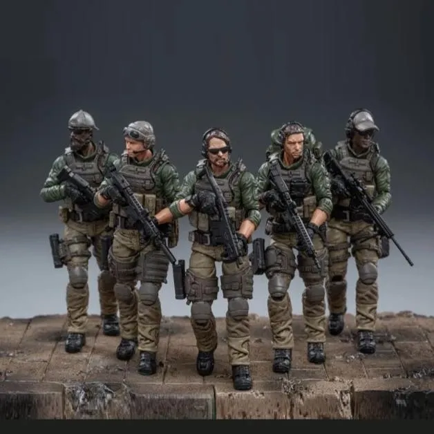 Joy Toy Force Recon Team 1/18 Scale Set Exhibition Ready