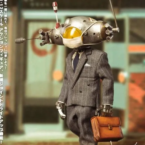 Damtoys x COALDOG x Kow Yokoyama GansBoy CS020 1/12 action figure Resin Statue Influencer Pick