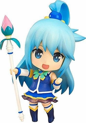 Educational Toy Silver Coated "Kono Subarashii Sekai ni Shukufuku wo!" Nendoroid Aqua