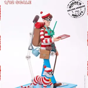 Waldo 1/12th Scale Action Figure (DX ver.) "Where's Waldo?" MEGAHERO Series Oceanic Art Art Statue